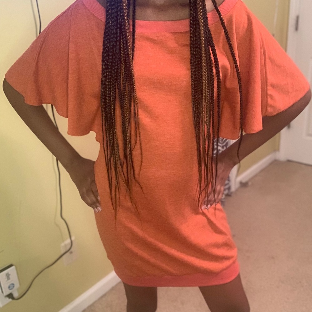 Orange dress
